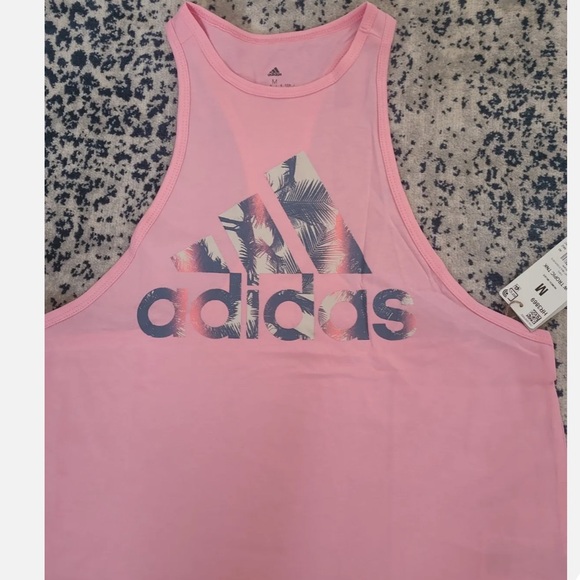adidas Women's Tropic Tank Top, Light Pink - Picture 4 of 5
